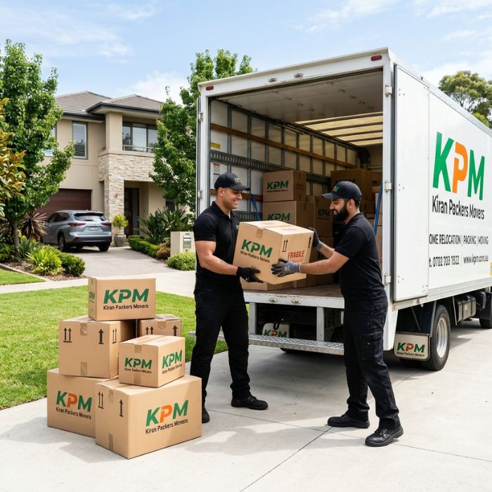 Kiran Packers Movers loading delivery truck