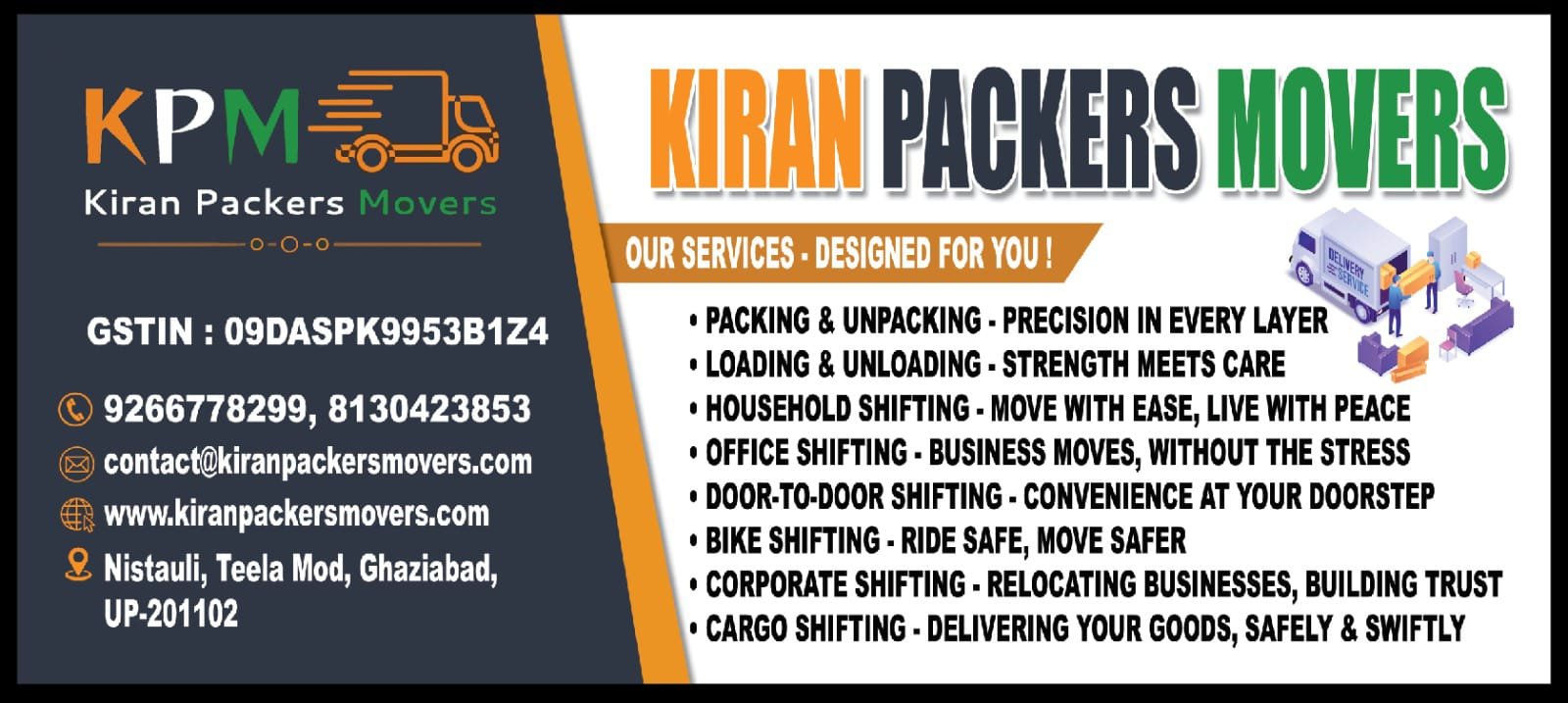 Professional movers arranging furniture during home shifting Relocation team packing kitchen items securely for transport